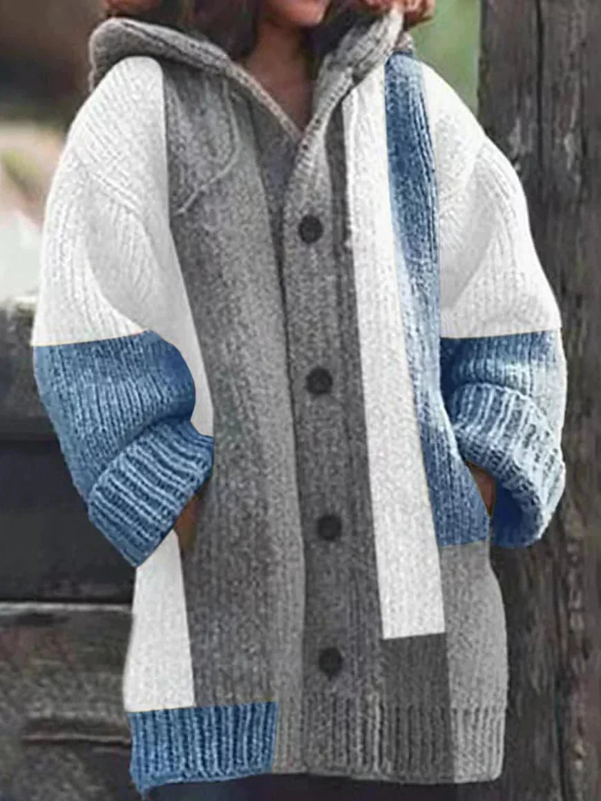 Bequeme Winterstrickjacke Lässig & Warm - IdealeKleiden