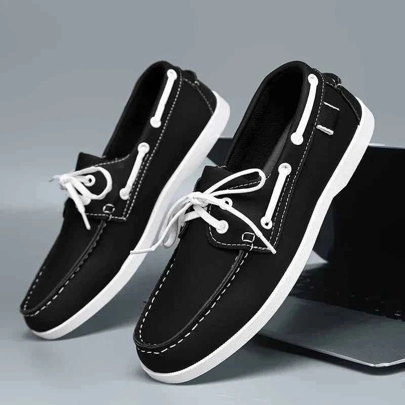 Men's Modern Leather Slip-On Shoes