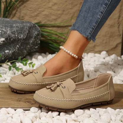 Women's Loafers Elegant Design Bow