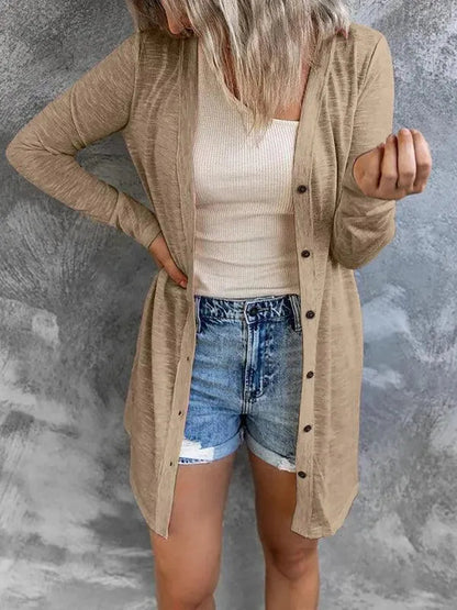 Stylish Cardigan Women's Elegant Pullover