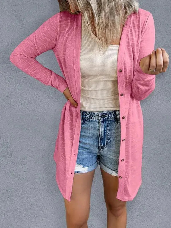 Stylish Cardigan Women's Elegant Pullover