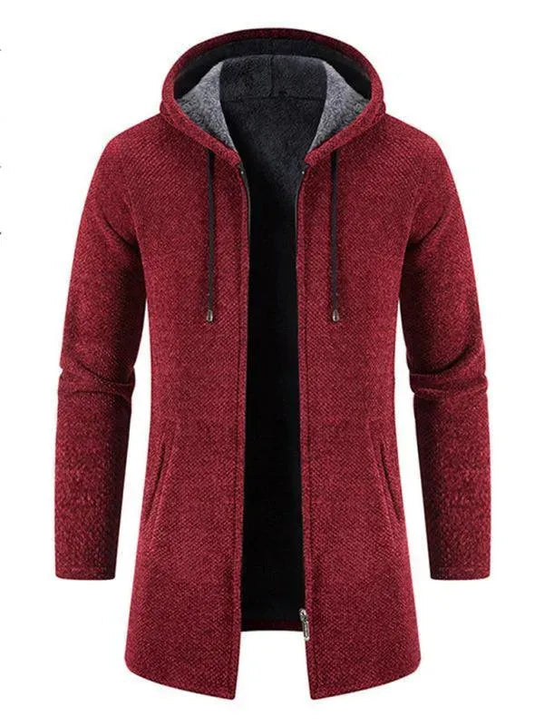 Men's Cardigan Hoodie Warm