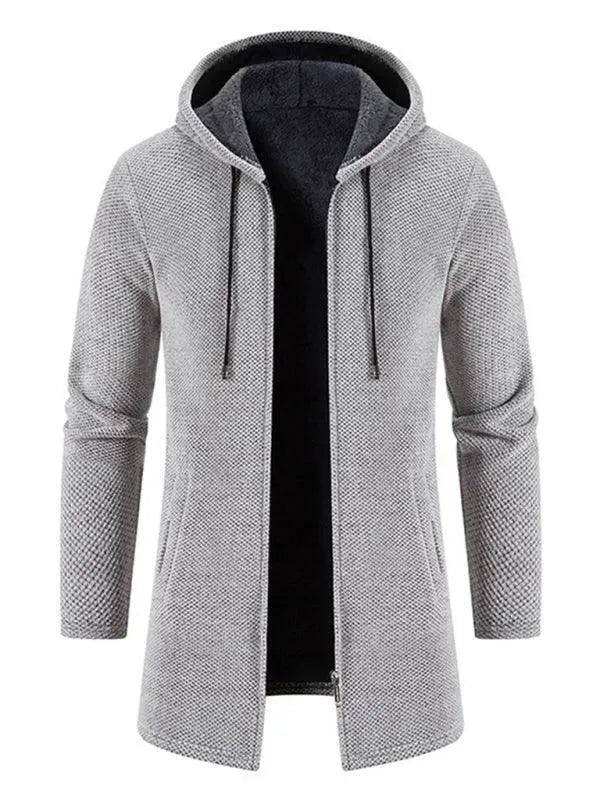 Men's Cardigan Hoodie Warm