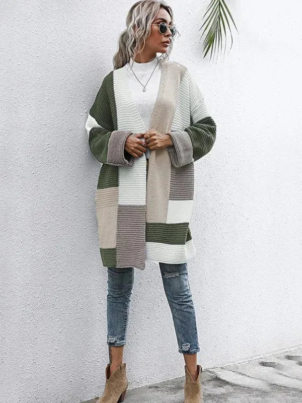Weiche Strickjacke Damen Pullover Modern - IdealeKleiden