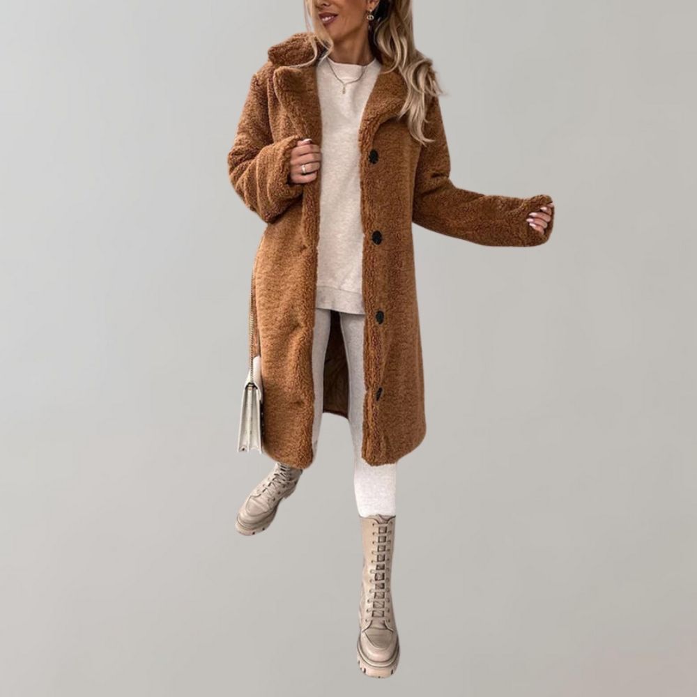 Women's Teddy Coat Long Elegant