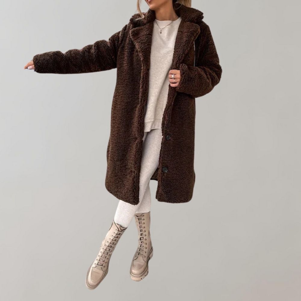 Women's Teddy Coat Long Elegant