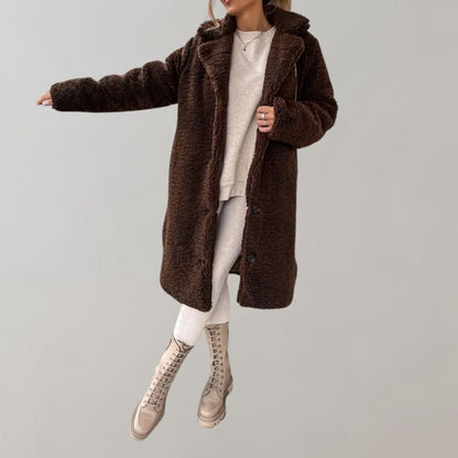 Women's Teddy Coat Long Elegant