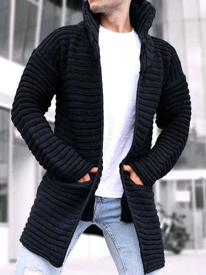 Men's Turtleneck Knit Sweater Warm Elegant