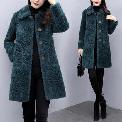 Elegant Women's Long Stylish Coat