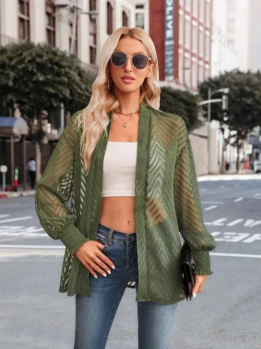 Klassische Damen Strickjacke Vintage Look - IdealeKleiden