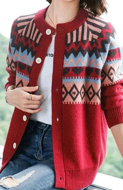Elegant Women's Cardigan Modern Sweater