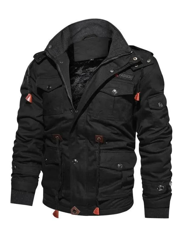 Comfortable Men's Jacket Warm Hooded Jacket Winter