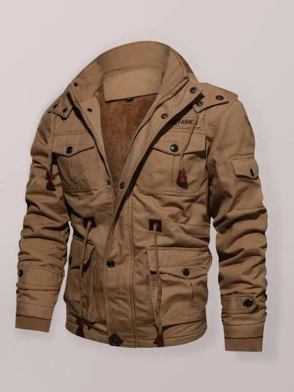 Comfortable Men's Jacket Warm Hooded Jacket Winter