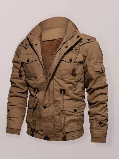 Comfortable Men's Jacket Warm Hooded Jacket Winter