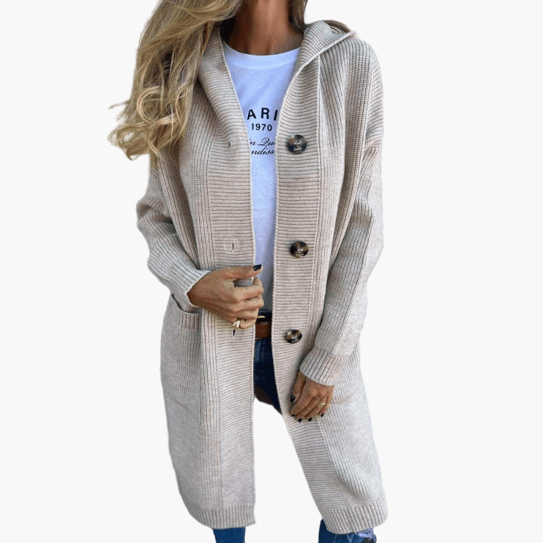 Fashionable Long Cardigan - Elegant Cardigan for Women