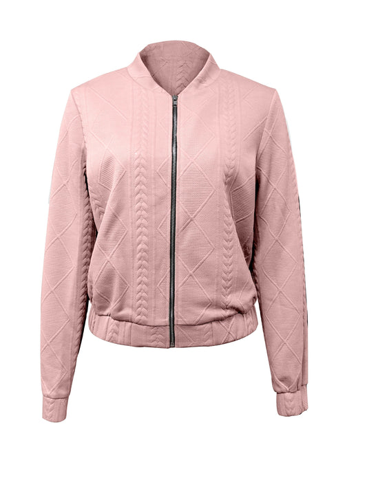 Stylische Bomberjacke Einfach Modern - IdealeKleiden