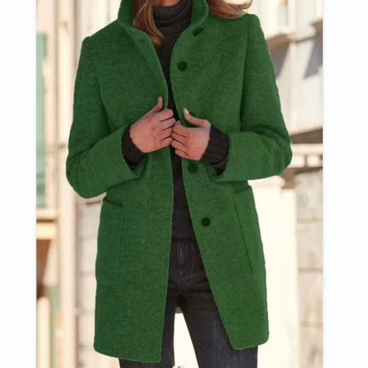 Women's Windproof Stand Collar Jacket Coat