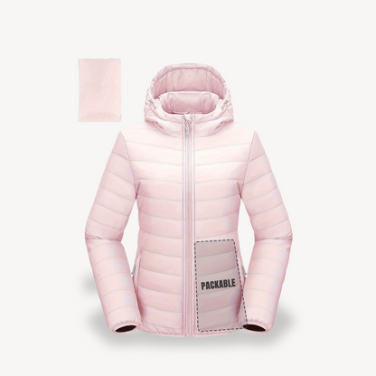 Women's Travel Puffer Jacket Hood Practical