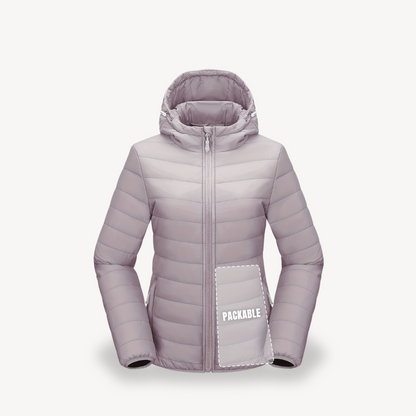 Women's Travel Puffer Jacket Hood Practical