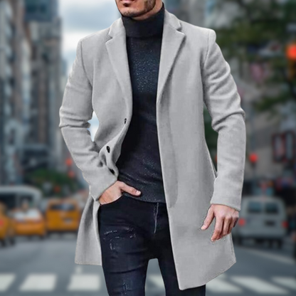 Eleganter Trenchcoat Lang Damen Stilvoll und Bequem