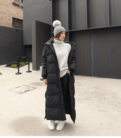 Übergroße Damen Winterparka Warm Isoliert - IdealeKleiden