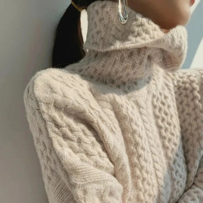 Elegant Cashmere Turtleneck Sweaters for Women