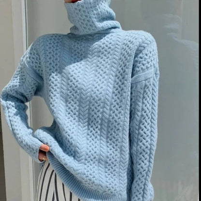 Elegant Cashmere Turtleneck Sweaters for Women
