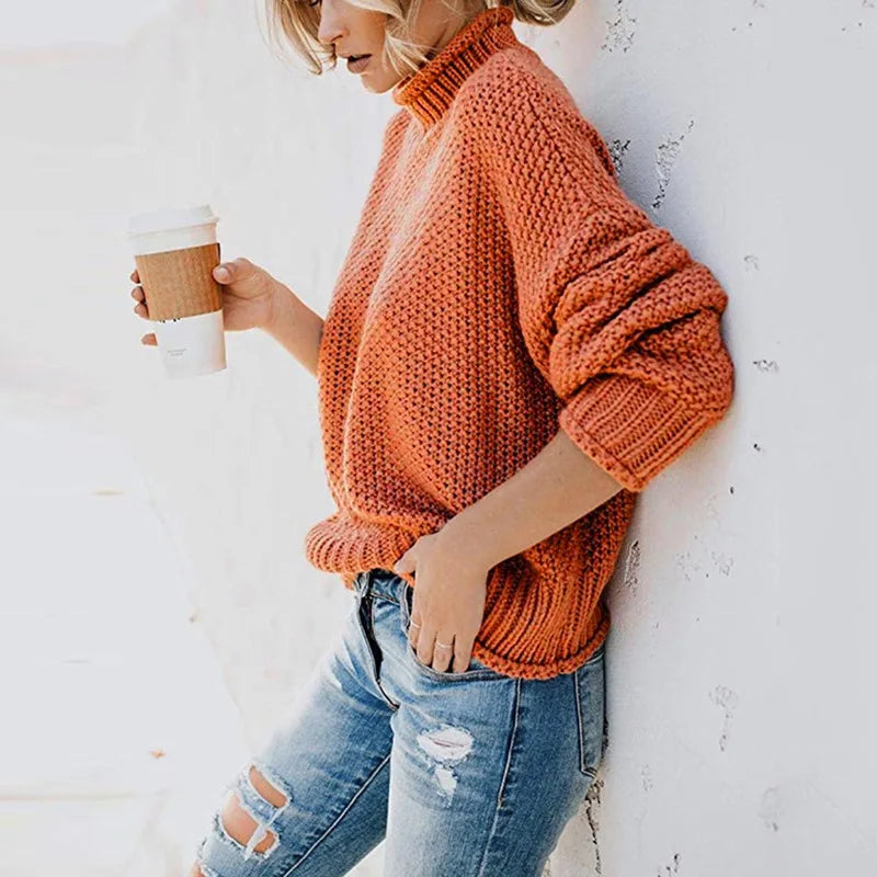 Elegant Women's Turtleneck Sweaters Luxury Quality