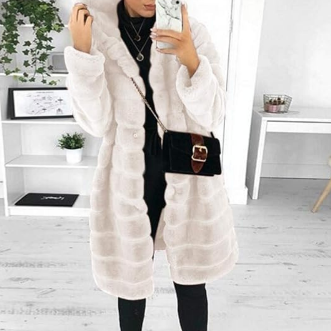 Women's Luxury Padded Winter Coat with Hood