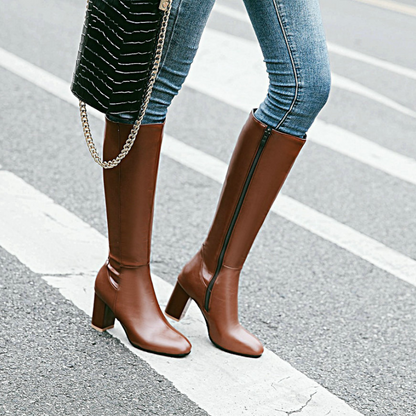 Vegan Ankle Boots Luxury Leather Look