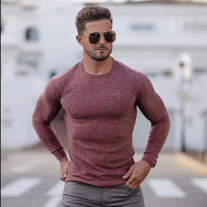 Men's Knitted Jumper Slim Fit Modern
