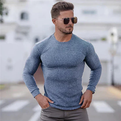 Men's Knitted Jumper Slim Fit Modern