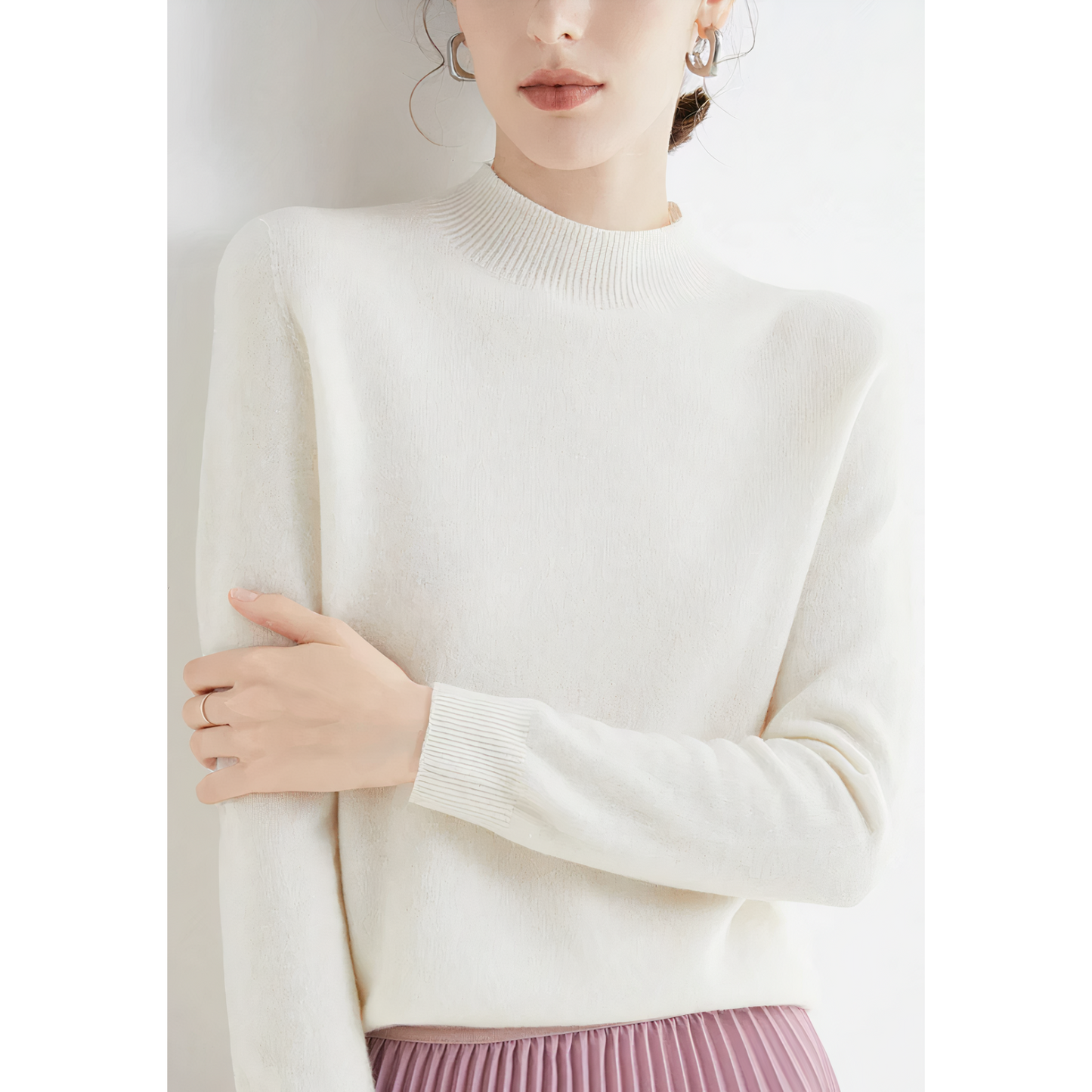 Eleganter Kaschmir Pullover Damen Luxus Qualität