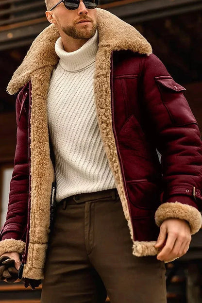 Edle Lederjacke Herren Designer Style