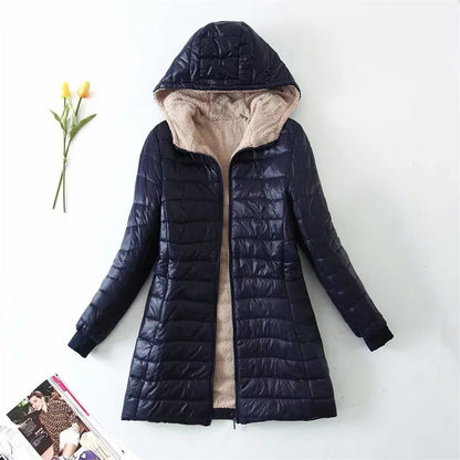 Women's Modern Sporty Hooded Coat