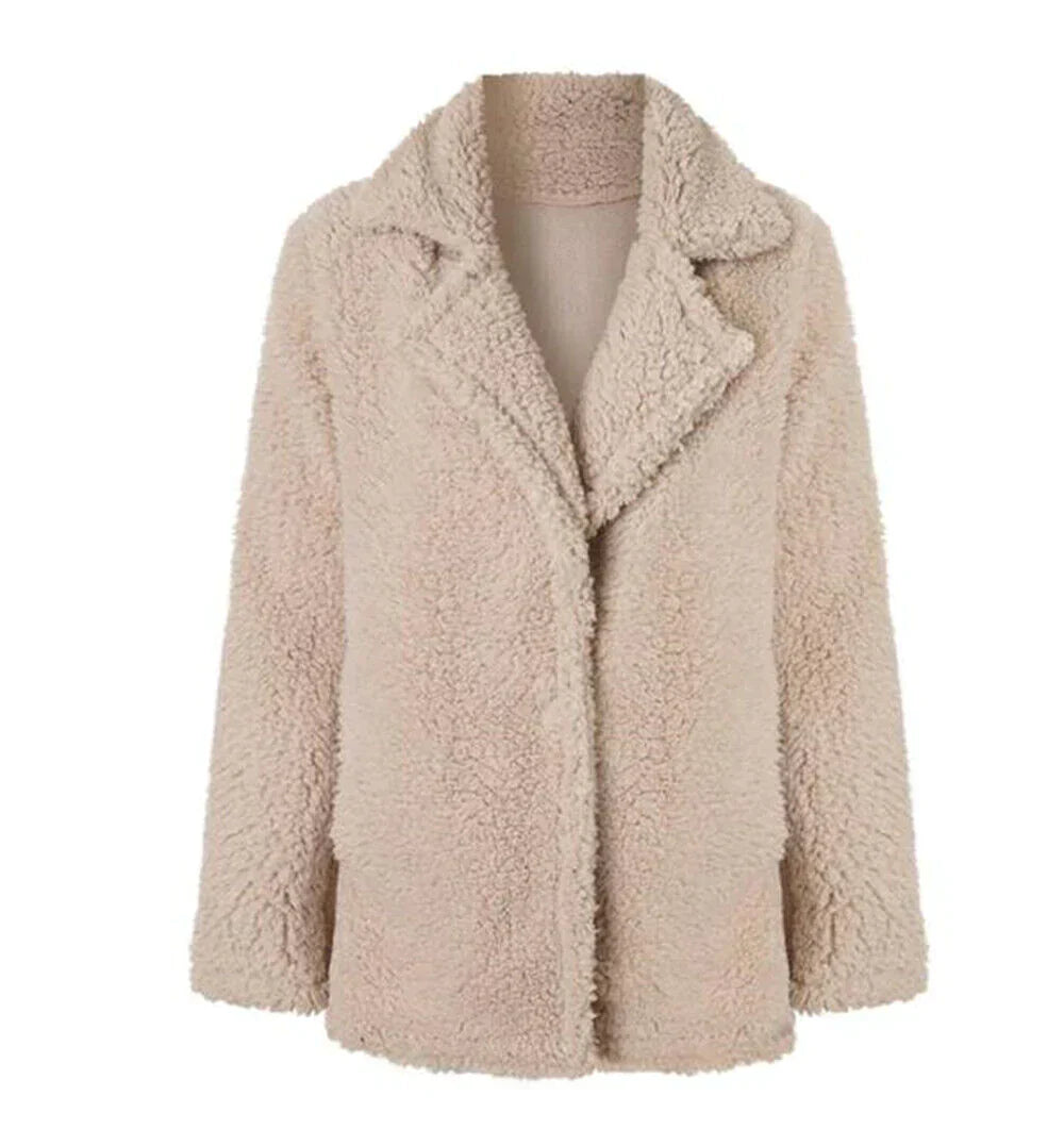 Women's Soft Teddy Winter Jacket Warm