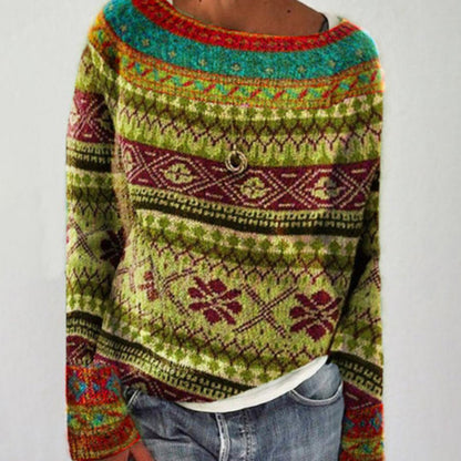 Bequemer Wintersweater Luxus Baumwolle Warm Stilvoll - IdealeKleiden