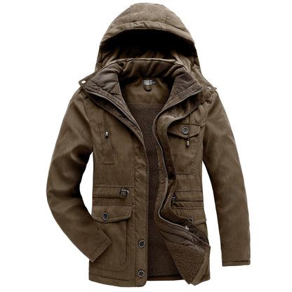 Warme Winterjacke Damen Fleece-Innen fleece gefüttert - IdealeKleiden