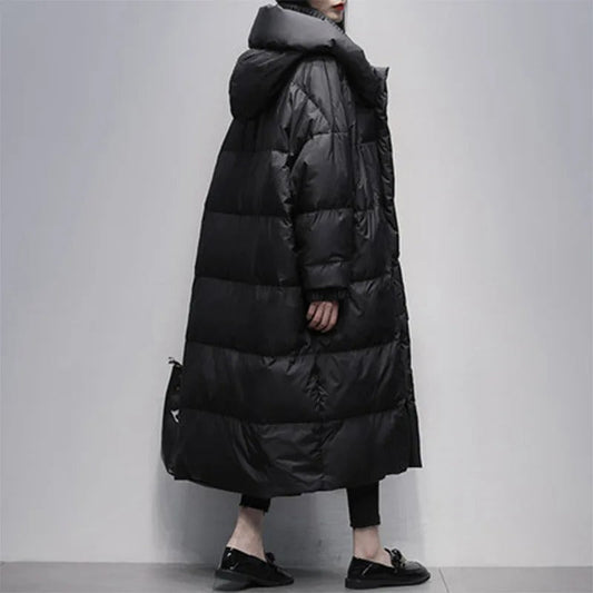 Stylische Daunenjacke Damen Elegant Warm - IdealeKleiden