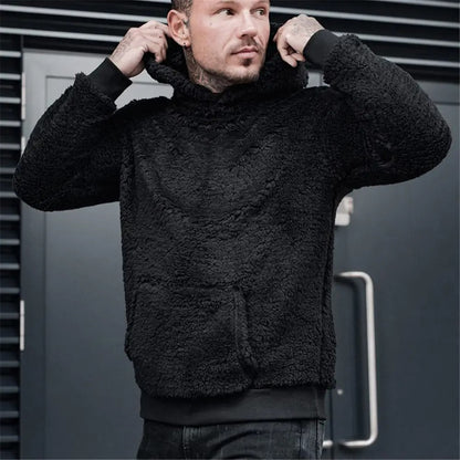 Stylish Men's Hoodie Classic Teddy