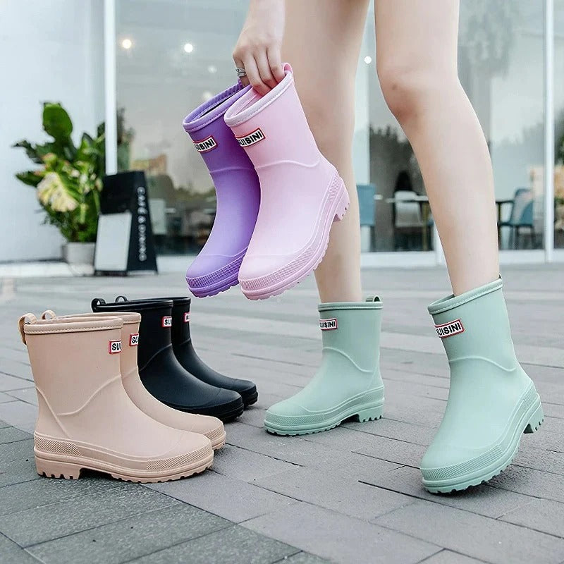 Stylische Regenstiefel Damen - IdealeKleiden