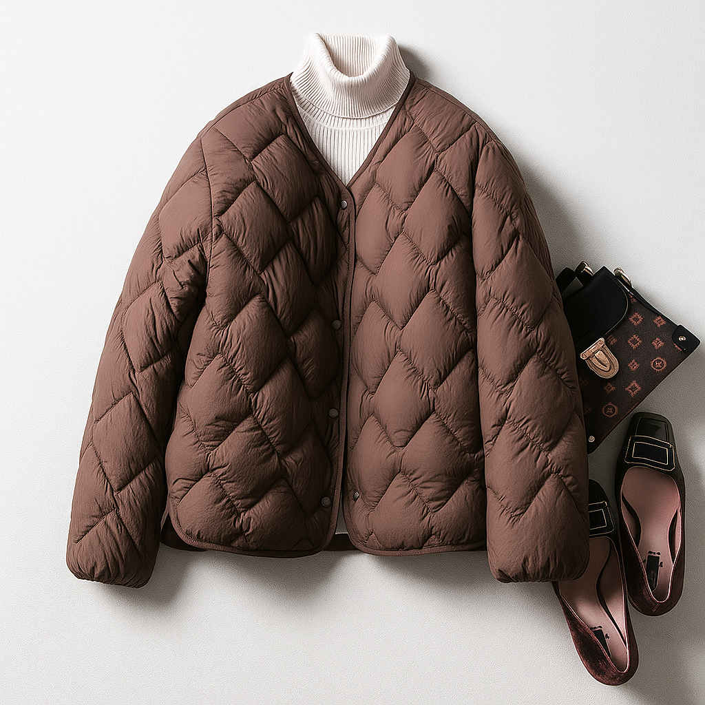 Women's Winter Jacket Warm Quilted Lightweight