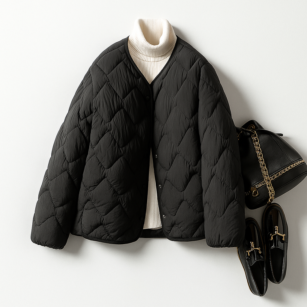 Women's Winter Jacket Warm Quilted Lightweight