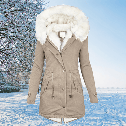 Warm Winter Jacket Comfortable Long