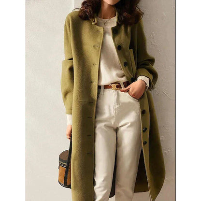 Elegant Women's Long Coat Comfortable