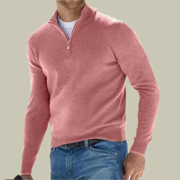 Men's Pullover Classic Modern Zipper