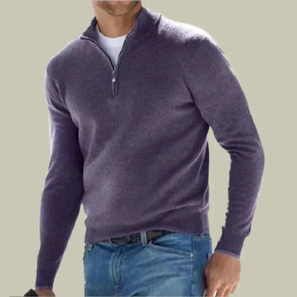 Men's Pullover Classic Modern Zipper
