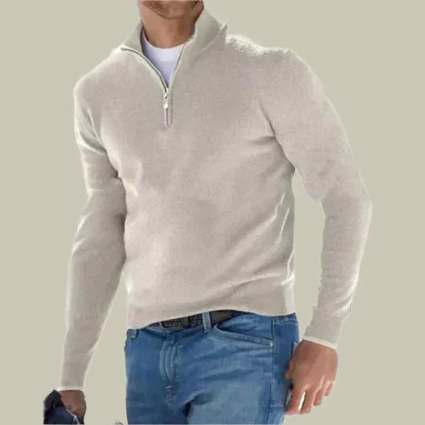 Men's Pullover Classic Modern Zipper