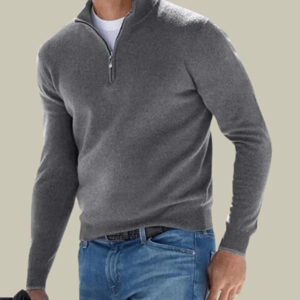 Men's Pullover Classic Modern Zipper