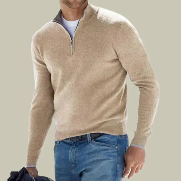 Men's Pullover Classic Modern Zipper